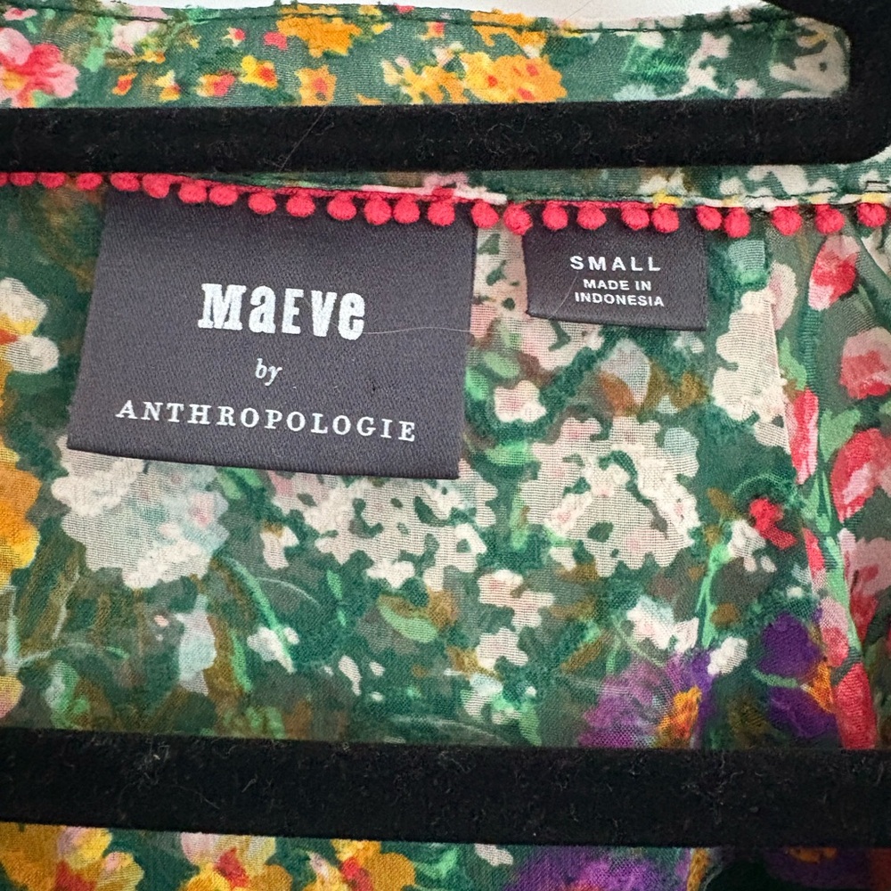 Anthropologie Maeve Tunic Floral Dress Size Small - Picture 3 of 9